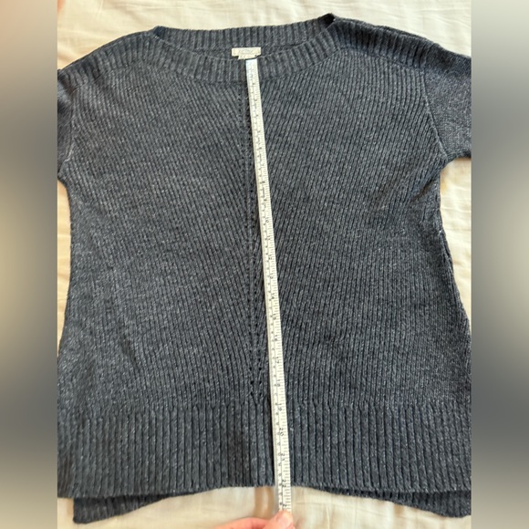 FAT FACE wide-neck pullover, non-allergenic acrylic & viscose. Blue-gray, sz 8. - Picture 6 of 8